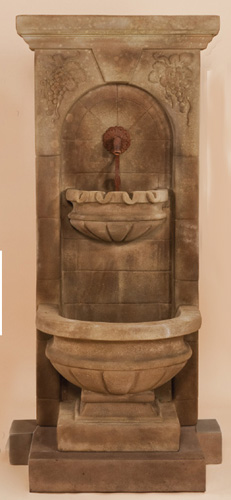 Garden Fountains, Cast Stone Garden Fountain Large Cast Stone Wall Fountain Large Garden Fountain Wall Fountain
